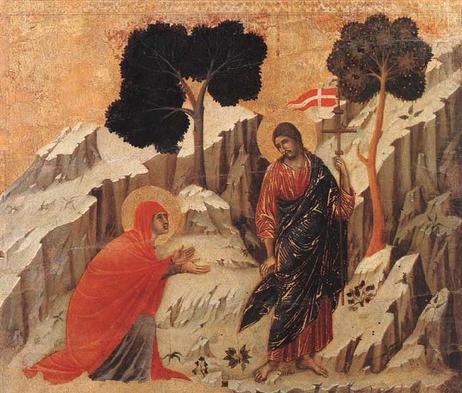 Duccio di Buoninsegna Appearence to Mary Magdalene china oil painting image